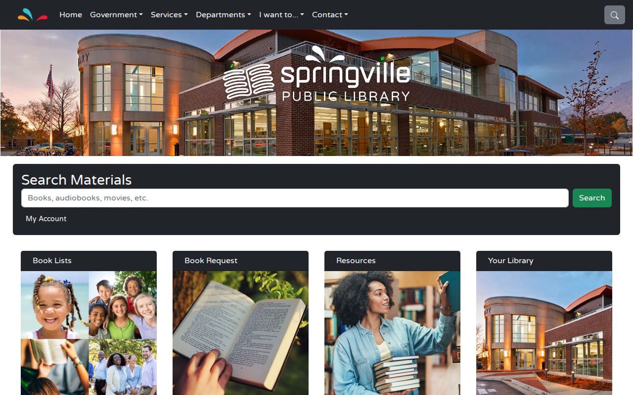 Springville people directories and local history at the public library